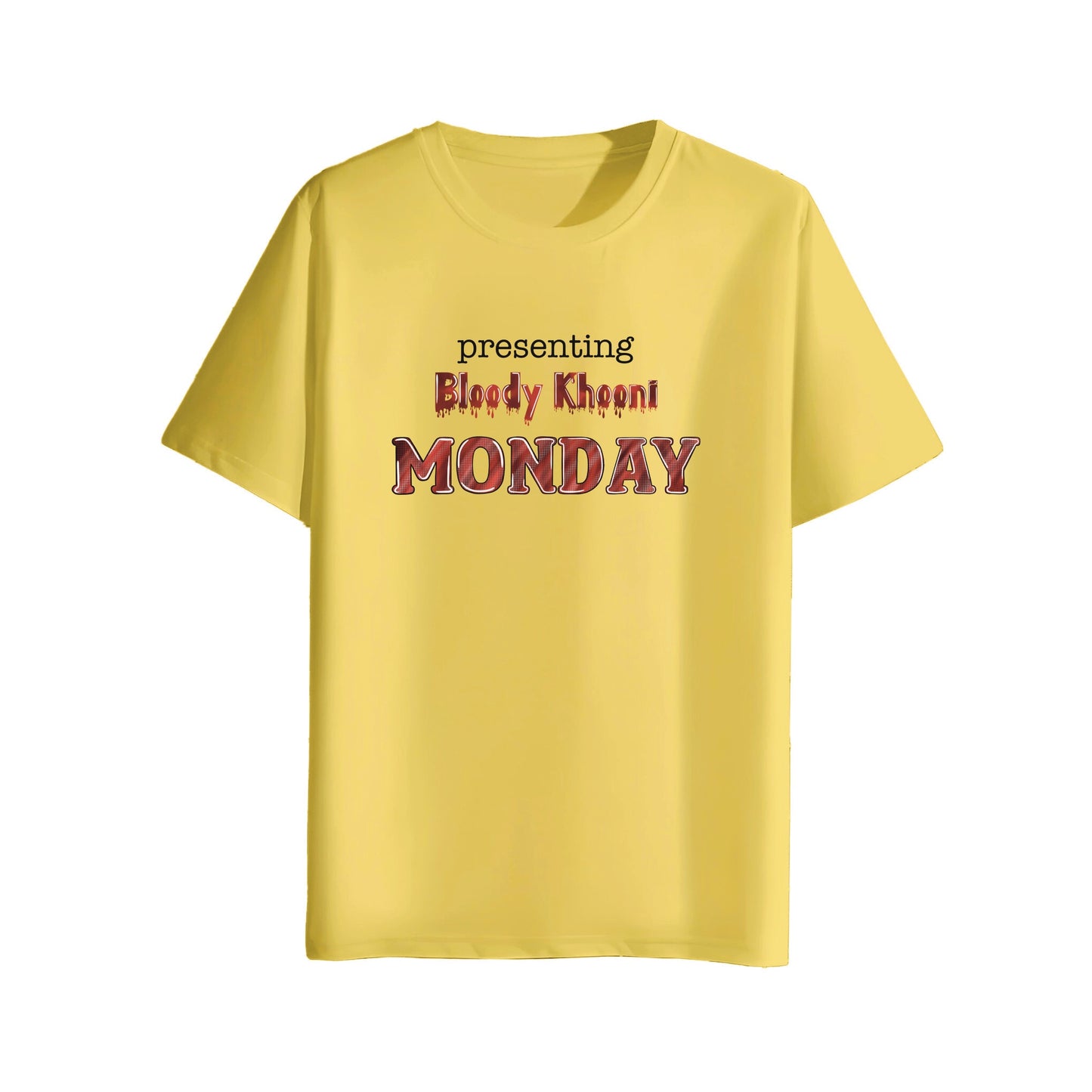 yellow monday T-shirt