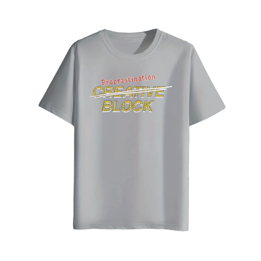 grey creative block t-shirt