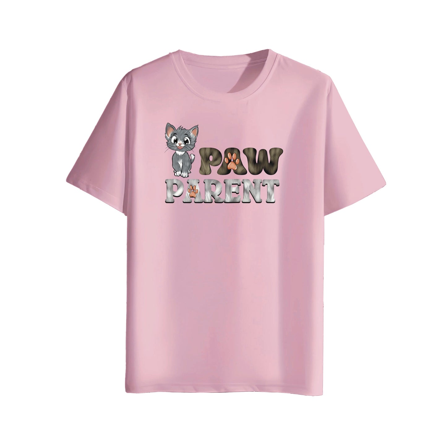 pink paw parent t-shirt