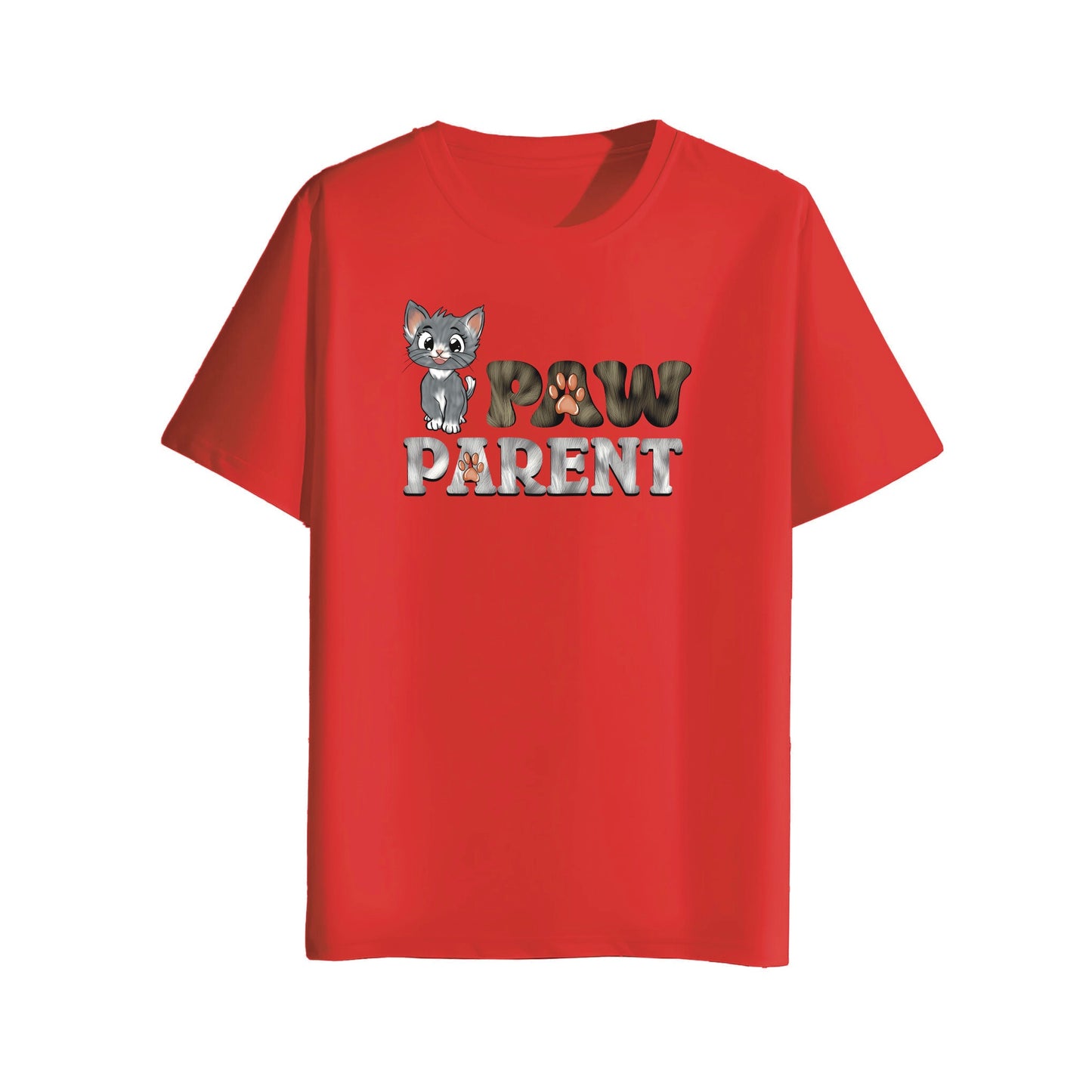 red paw parent t-shirt