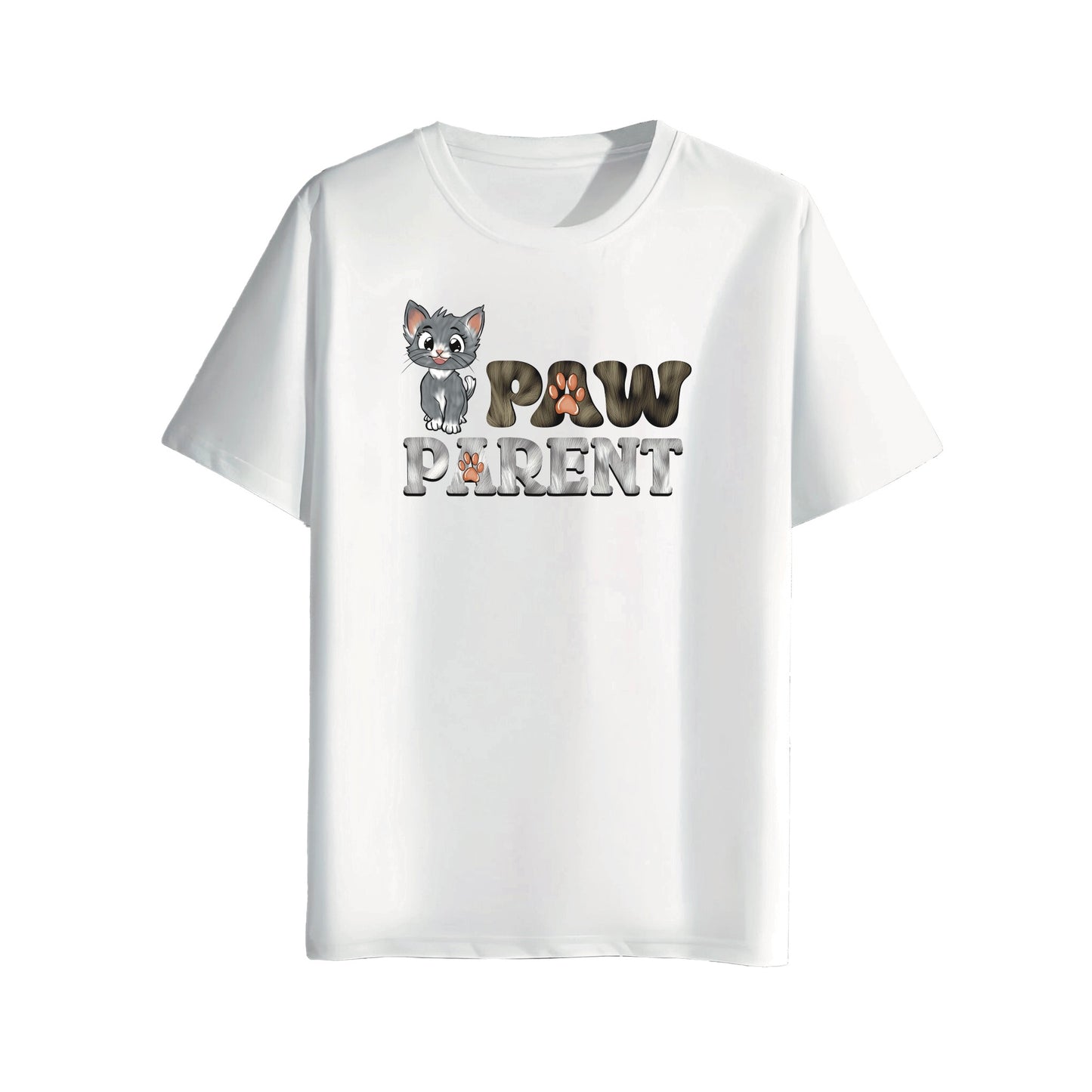 white paw parent t-shirt